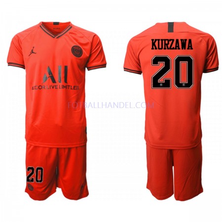 Barn Fotballdrakter Paris Saint-Germain KURZAWA 20 Borte 2019-20 Kortermet